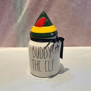Rae Dunn Buddy The Elf Baby Canister Brand new